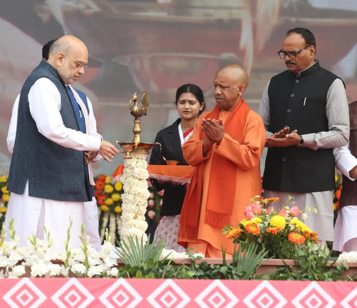 Home Minister Amit Shah & CM Yogi Aditya Nath