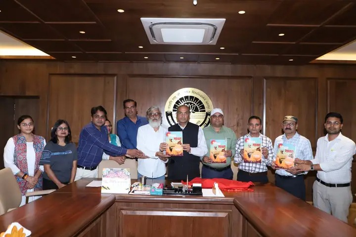 Release of "Gaurav Gatha" at CSJMU on completion of 200 years of Hindi journalism