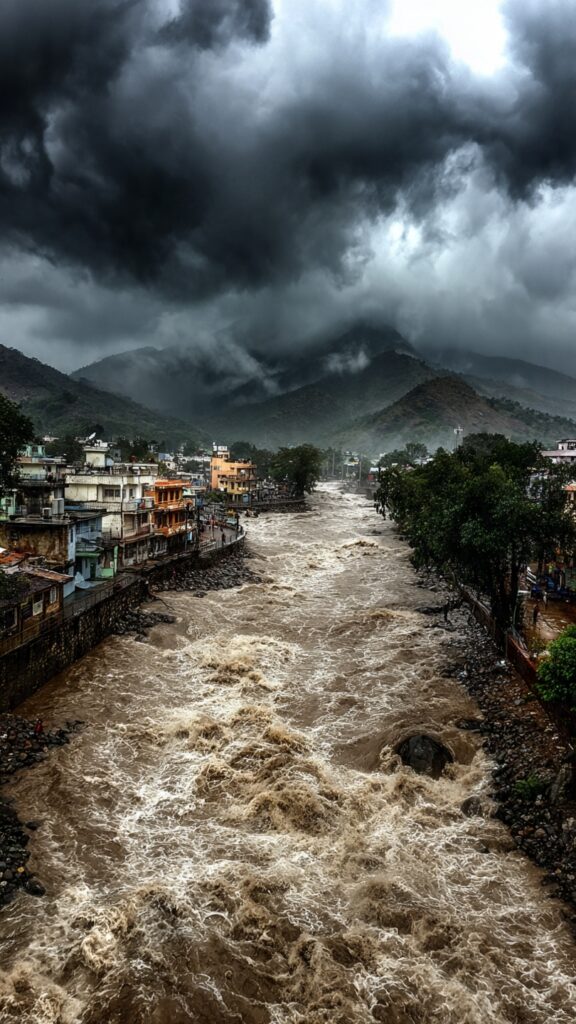 Himachal Pradesh Floods (AI Generated Photograph)