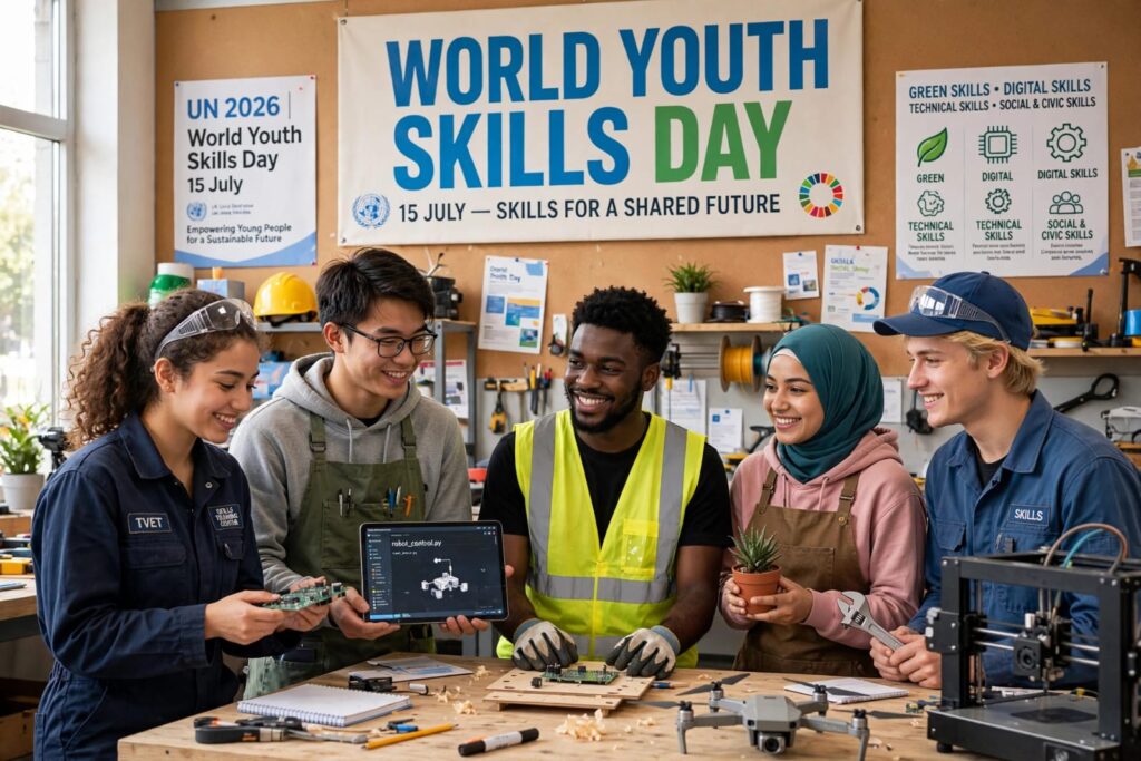 World Youth Skills Day ( AI Generated Photograph)